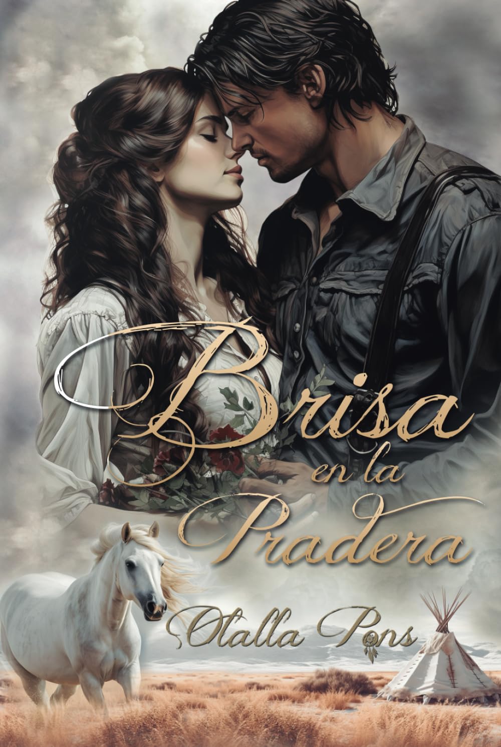 Portada de Brisa en la Pradera: Fuego y pasión en el lejano Oeste