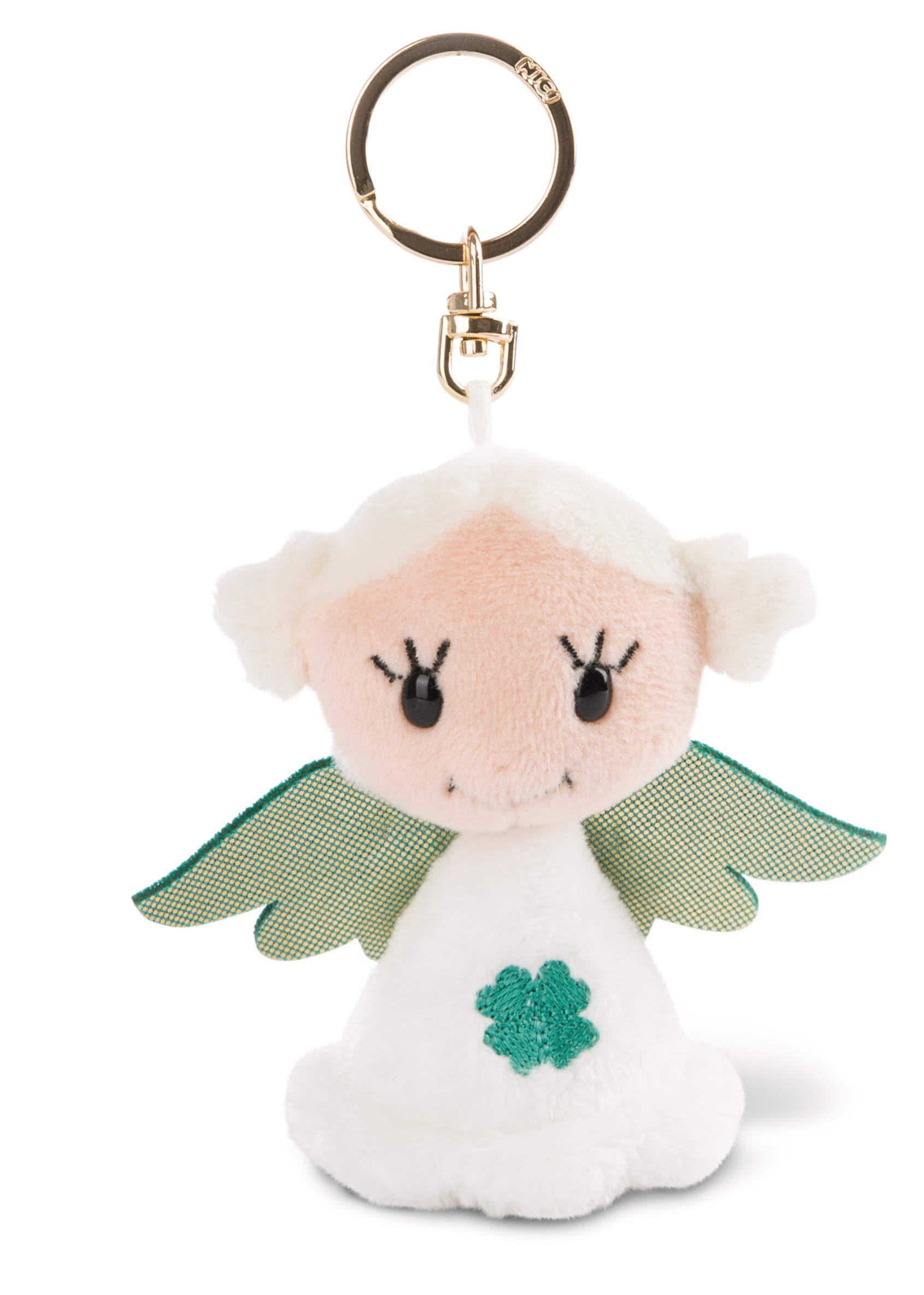 NICI Key ring Guardian Angel GOOD LUCK 9cm with cloverleaf