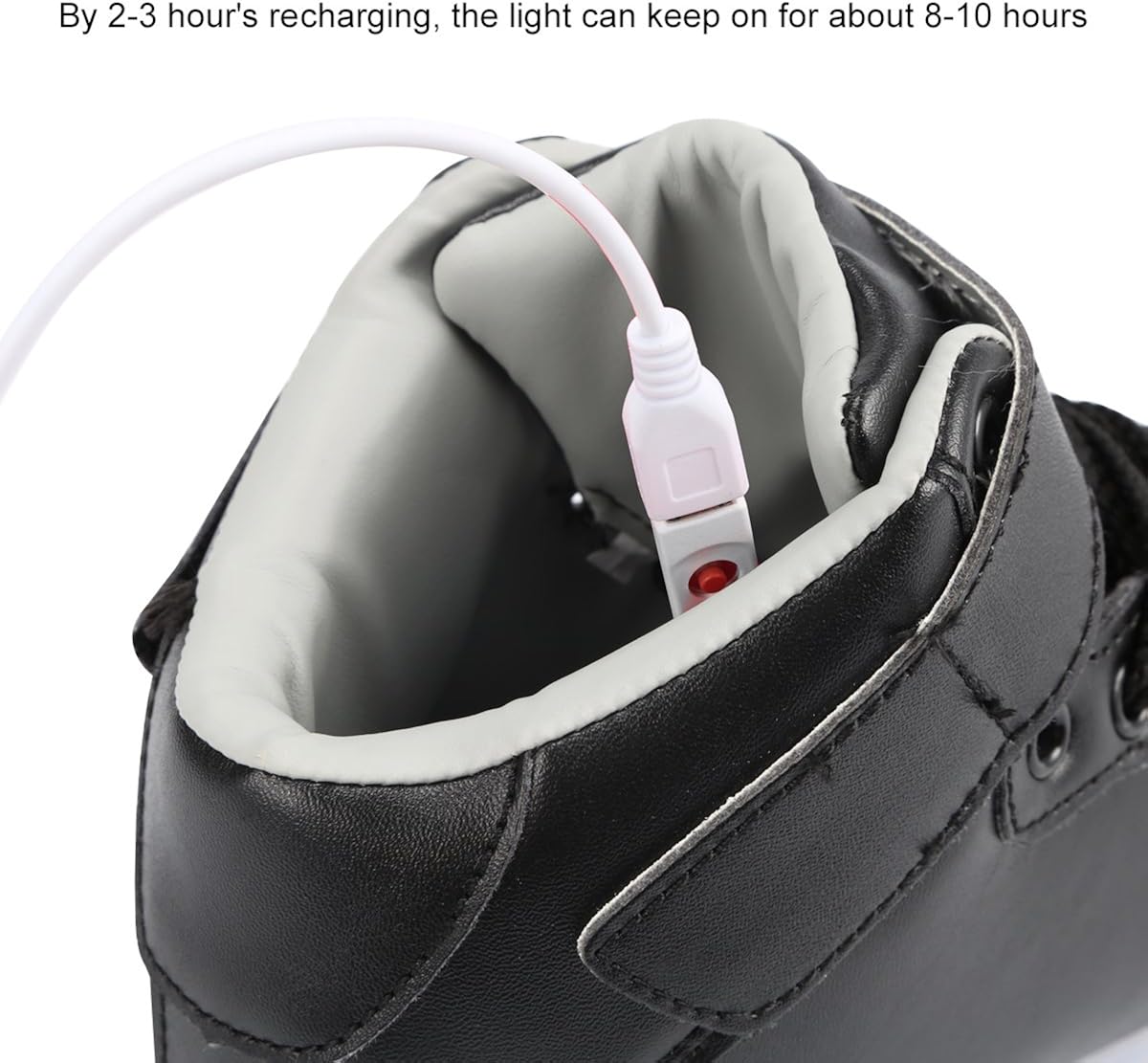 mens flashing trainers