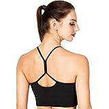Sunzel Cropped Tank Tops for Women Without Pad Camisole Sports Bra for Yoga Workout