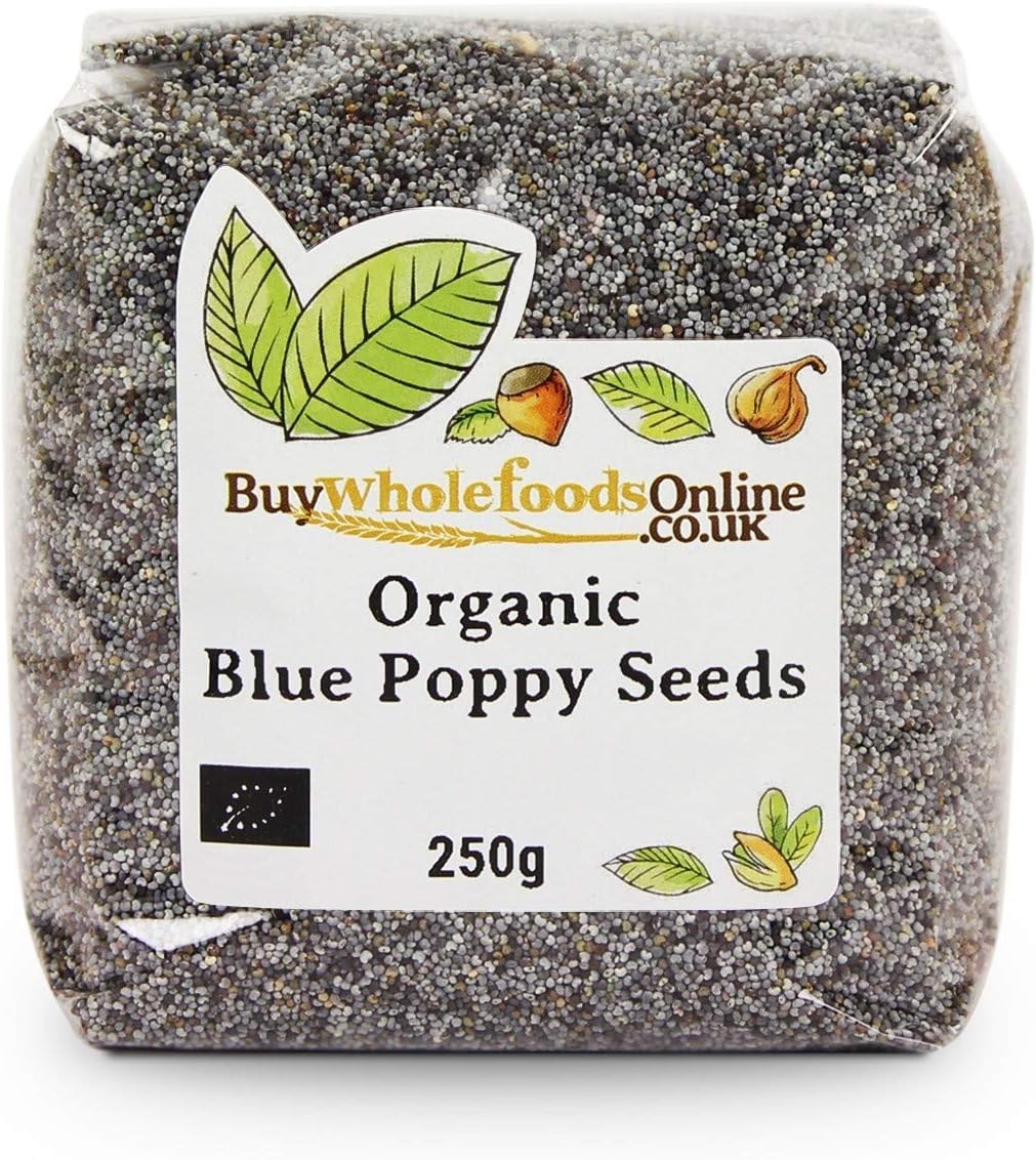Organic Poppy Seeds Blue 250g (Buy Whole Foods Online Ltd.) Amazon