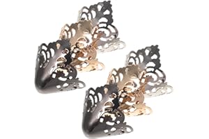 Hemobllo 3 Pairs Metal High Heel Tip Caps Shoe Protectors for Women’s Pointed Toe Cover Accessories,