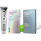 InoPro Whitening Hydroxyapatite Toothpaste + Green Teeth Whitening Strips 14 Treatments + Natural Teeth Whitening Strips Kit 14 Treatments Kit
