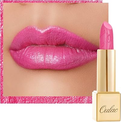 Oulac Metallic Shine Glitter Lipstick Pink High Impact 4.3 g 0.15 oz