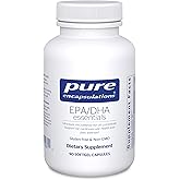 Pure Encapsulations EPA/DHA Essentials, 90 Softgel Capsules | Fish Oil Concentrate Supplement to Support Cardiovascular Health*, Premium EPA and DHA Supplement with Omega 3