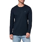 BOSS Mens Small Square Logo Long Sleeve Shirt