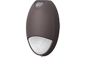 SITISFI Outdoor Led Emergency Light with Battery Backup Photocell Sensor Self Test Diagnostics, Aluminum Exterior Waterproof Commercial Wall Pack Emergency Lighting Fixtures 120-277VAC UL Certified (1 Pack)