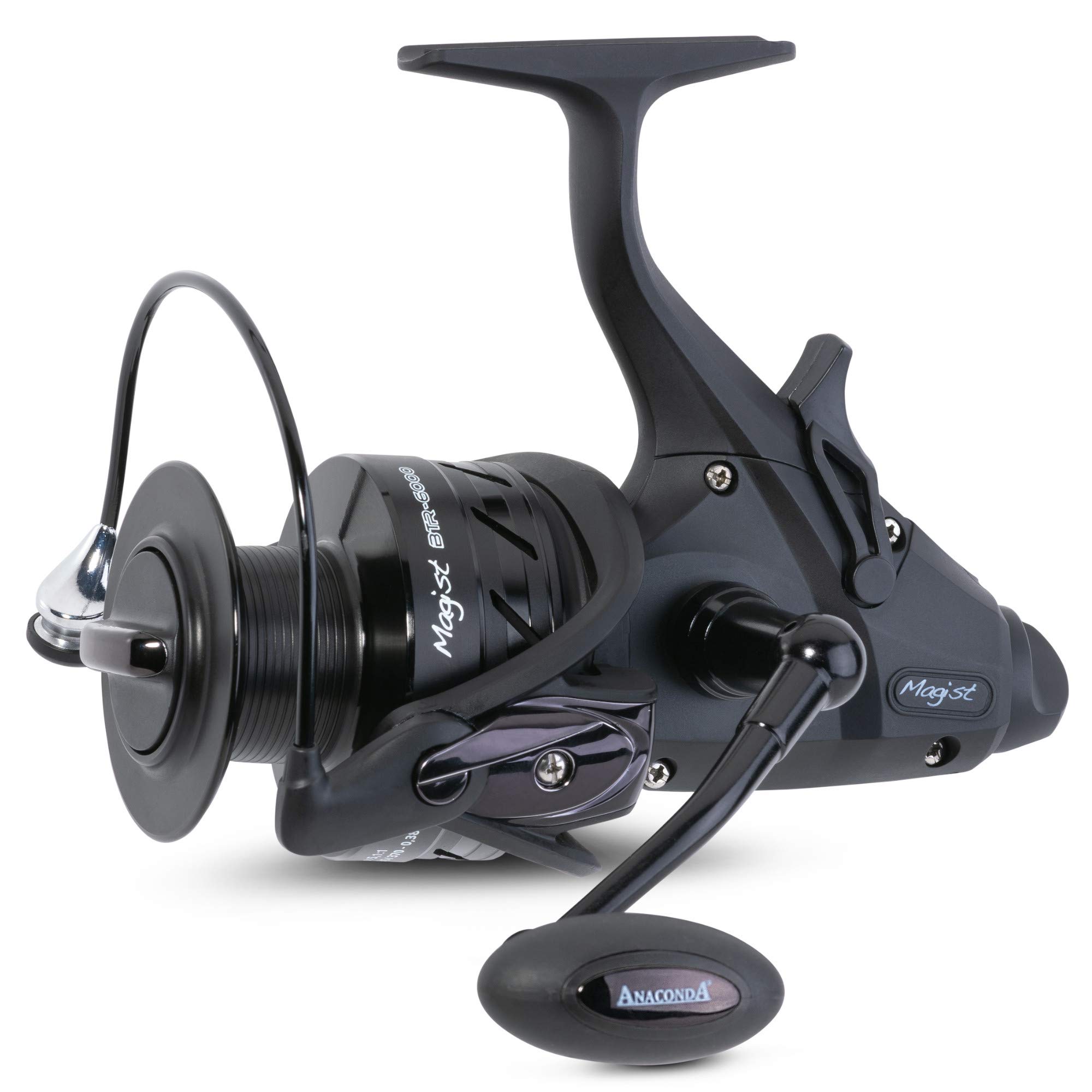 ANACONDA Magist BTR-6000 Carp Reel - Freewheel for River Fishing for Carp, Big Pit Fishing Reel for Carp Fishing