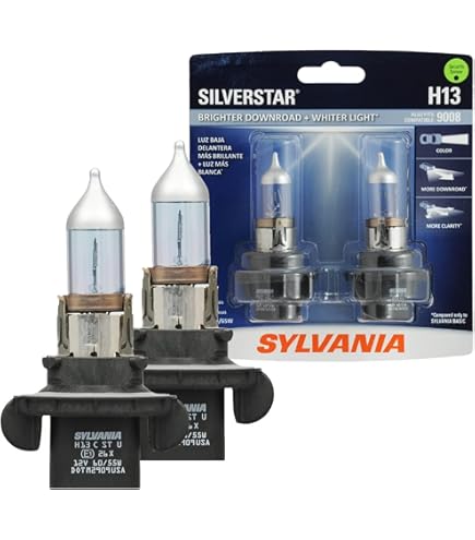 Amazon.com: SYLVANIA - H13 (9008) SilverStar zXe Gold High