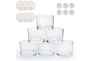 Aroparc 18oz 3-Wick Candle Jars for Candle Making Three Wicks Tumbler Jars for Candle DIY, Wholesale Bulk Candle Jars - Dishwasher Safe Clear