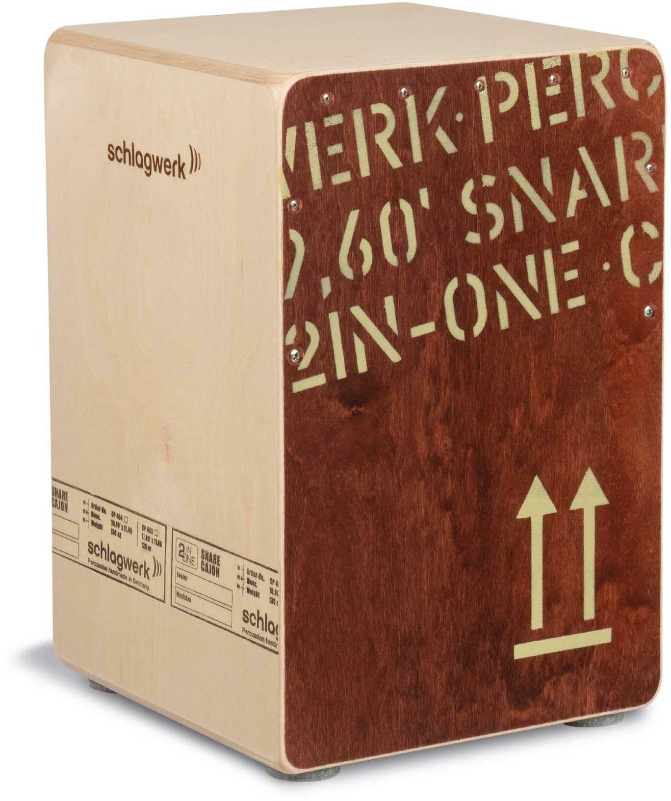 Schlagwerk CP403RED 2inOne Series Medium Size Snare Cajon – Red