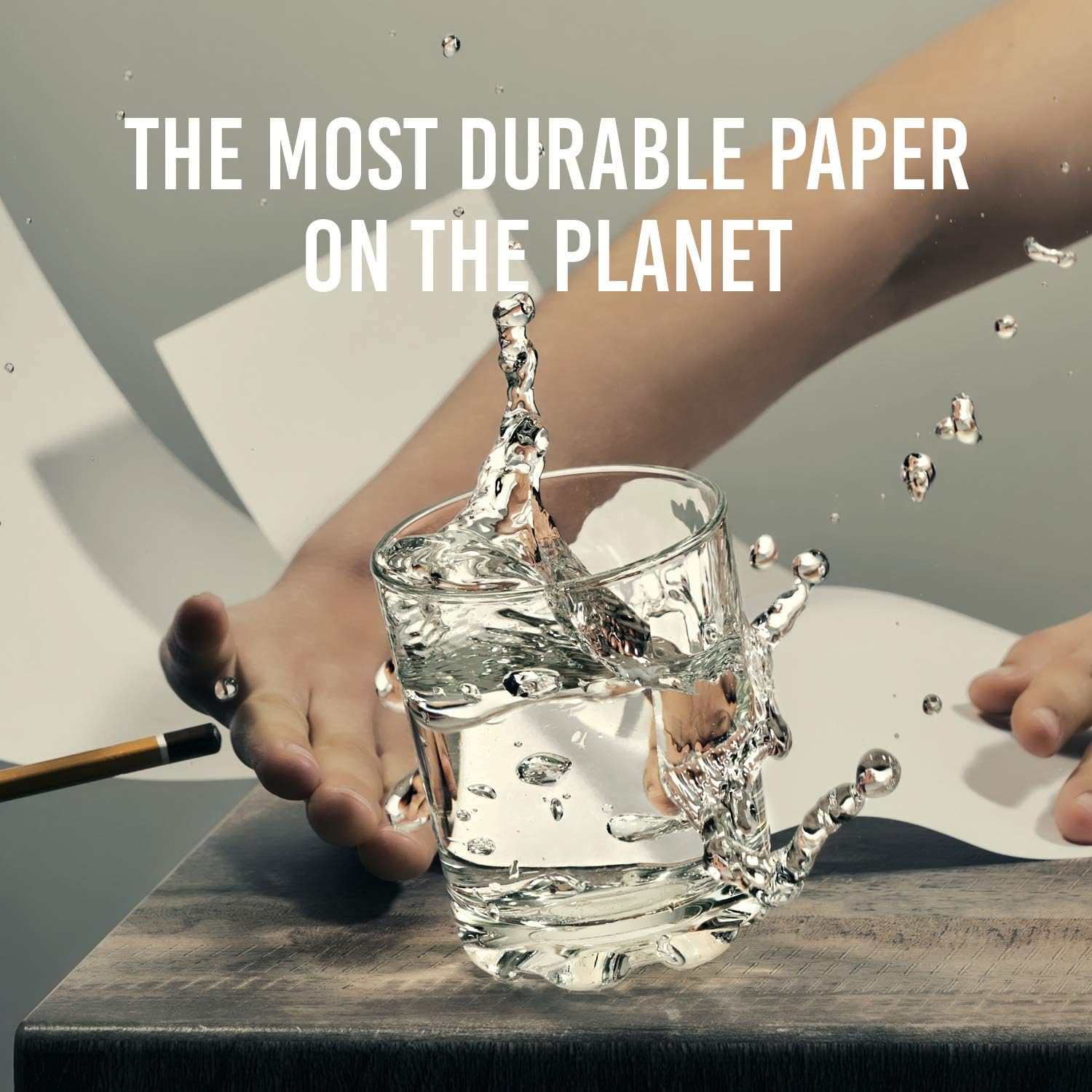 TerraSlate Copy Paper Waterproof Laser Printer, Rain Weatherproof, 10 MIL, 8.5x11-inch, 25 Sheets : Office Products