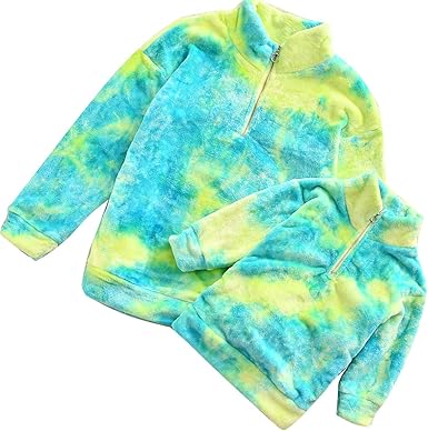 matching sweatshirt tie dye