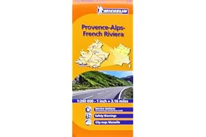 Michelin Map France: Provence French Riviera 527 (Maps/Regional (Michelin)) (English and French Edition)