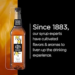 1883 Coffee Syrup, Vanilla Syrup for Drinks, Made