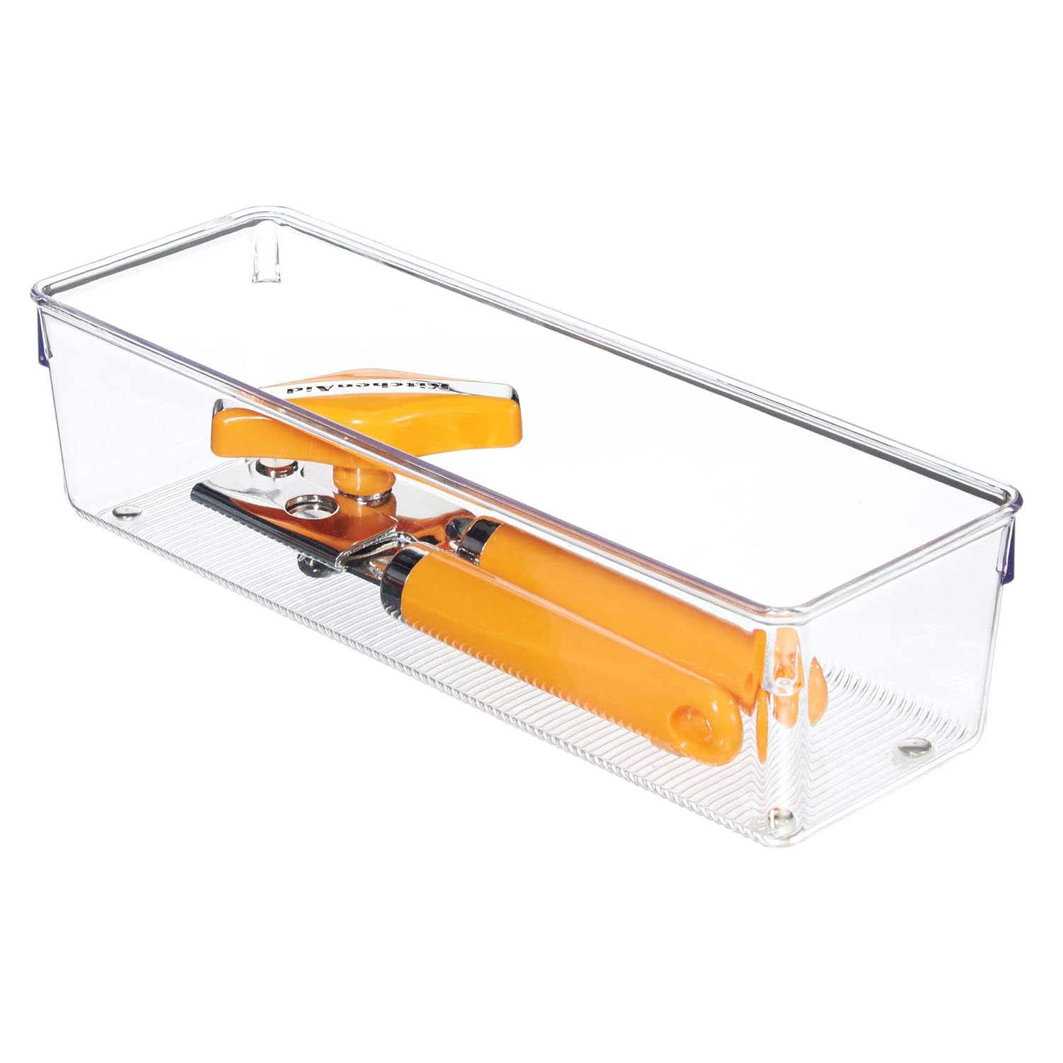 iDesign Drawer Organiser, Long Plastic Drawer Insert for Bathroom or