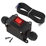 RVBOATPAT Inline Cord Switch 12V 20A DC Waterproof