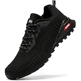 ikunka Men's Fashion Sneakers Lightweight Breathable Walking Shoes Tennis Cross Training Shoe Non Slip Trail Running Shoes