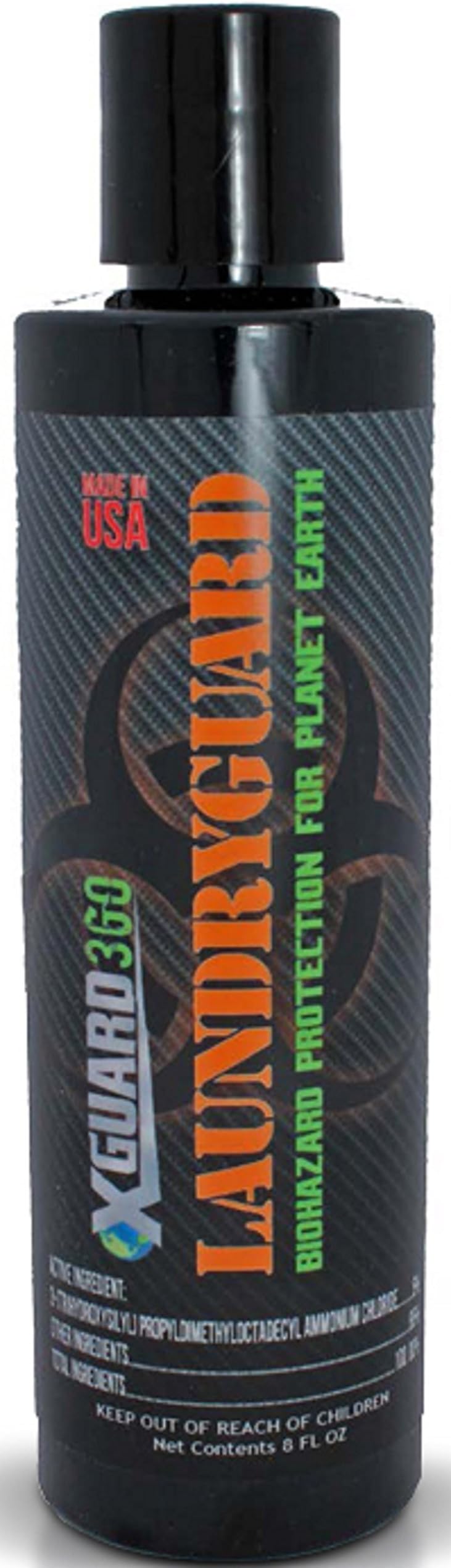 LAUNDRYGUARD-8oz Antimicrobial Laundry Treatment - Keeps Laundry and Athletic Gear from Bacterial odors for up to 150 washes
