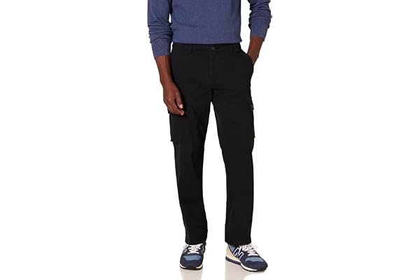 Amazon Essentials Mens Straight-Fit Stretch Cargo Pant (Available in Big & Tall)
