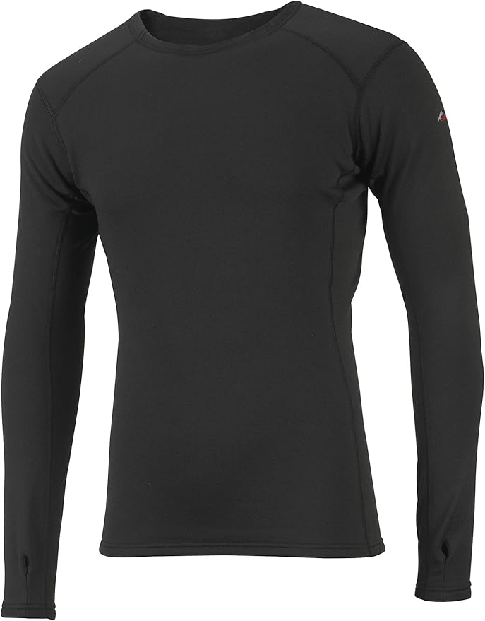 SUB ZERO Mens Factor 2 Insulating Winter Mid Layer Thermal Underwear Round Neck Long Sleeve Top