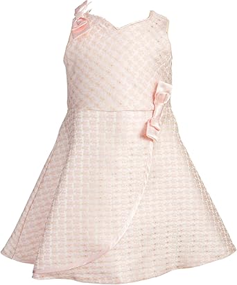 pink and gold baby dress