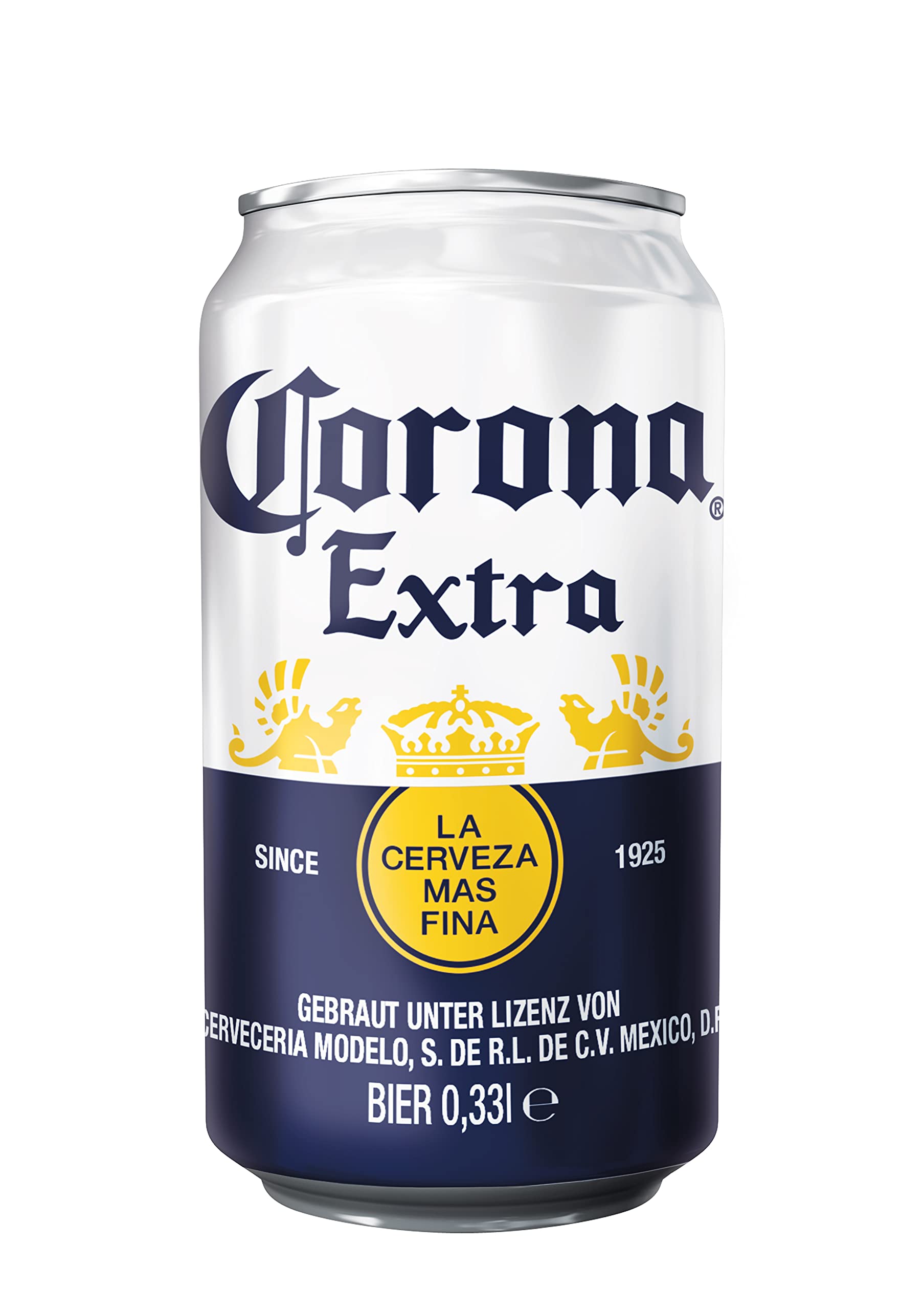 Corona Extra Premium Lager Dosenbier, EINWEG, Internationales Lager Bier (24 X 0.33 l) 2