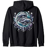 Astrology zodiac sign Pisces Zip Hoodie