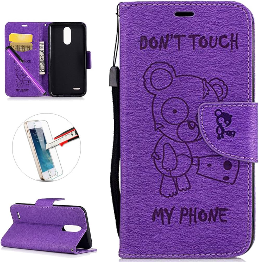 Best magnetic wallet phone case lg g5 purple