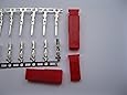 30 Set JST 2 Pin Female & Male Red Color Housing & Pin Connector