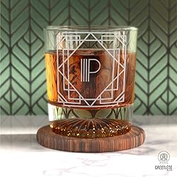Greenline Goods - Monogram Art Deco Etched Letter P