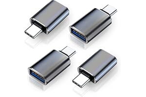 USB C to USB Adapter Pack of 4 USB C Male to USB3 Female Adapter Compatible with iPhone 16 Pro Max Pro Air 2023 iMac iPad min