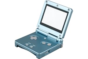 OSTENT Full Housing Shell Case Cover Replacement for Nintendo GBA SP Gameboy Advance SP Color Light Blue