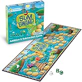 Learning Resources Sum Swamp Game Addition & Subtraction Game - 8 Pieces, Ages 5+, Math Games for Kids, Educational Kids Game