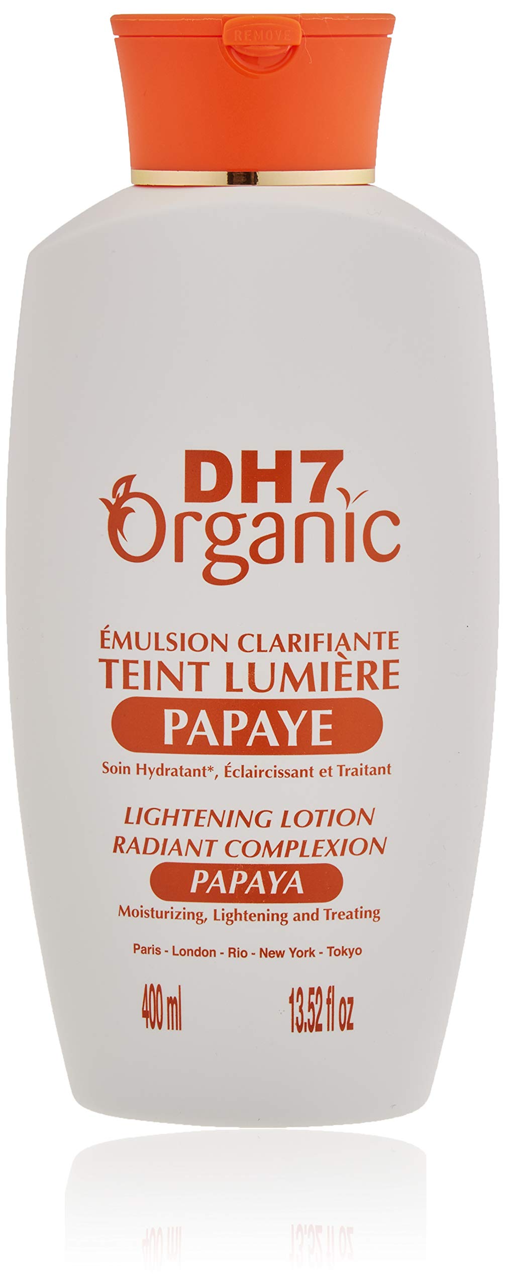 DH7 ORGANIC TROPICAL PAPAYA MOISTURIZING BRIGHTENING BODY LOTION 400ML
