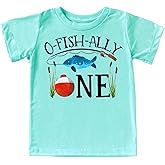 O-Fishally One 1st Birthday Outfit for Baby Boys Fishing Outdoors Shirt for First Birthday