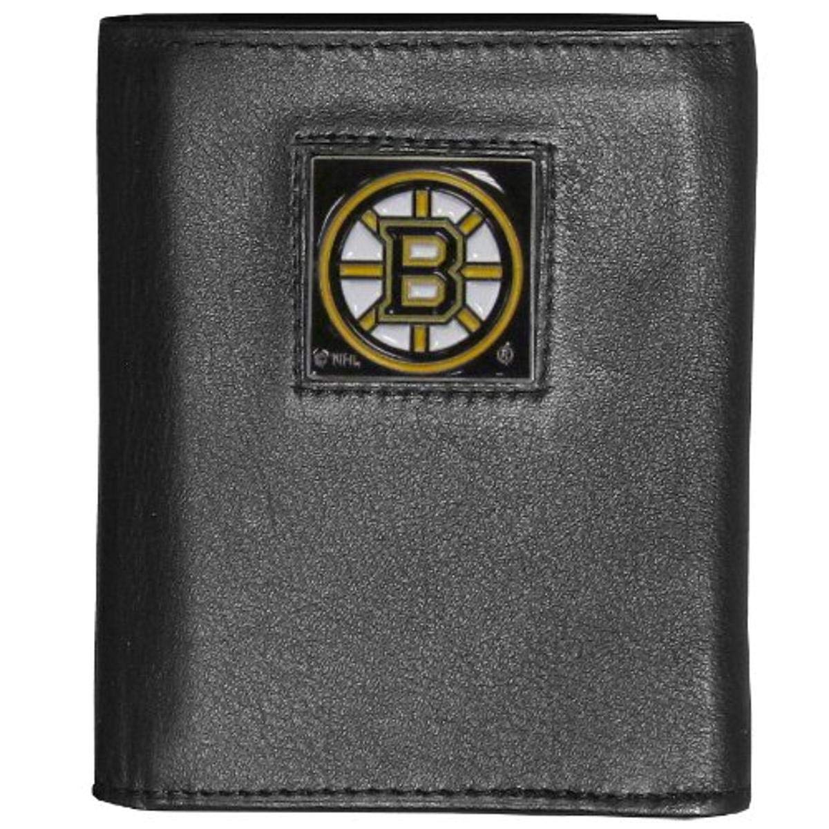 Siskiyou Sports NHL Boston Bruins Genuine Leather Tri-Fold Wallet