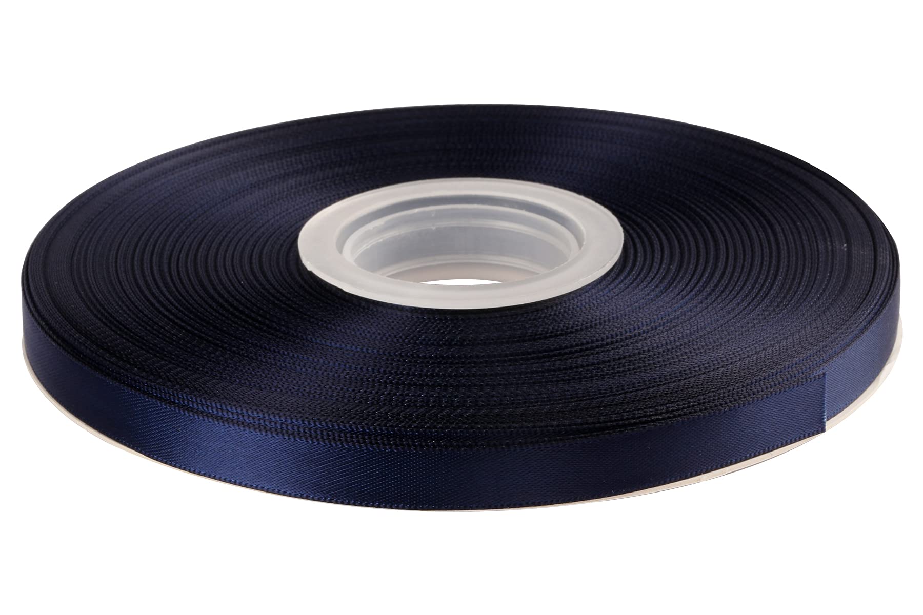 AVANAVA 9mm Wide Double Face Satin Ribbon - 45 Meters (370-Navy)