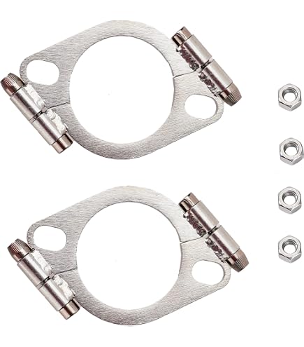 54mm Exhaust Pipe Repair Flange Kit – Stainless Steel 304 – With Bolts, 2.12”