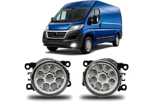 qobsos Fog Light Bulb 3.5 Inch For Ram Promaster 1500 2500 3500 2014-2019 Front Bumper Fog Light Driving Lamps,6000k,Pack of 