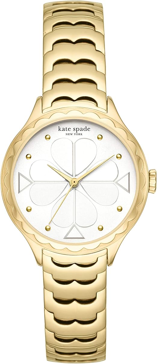 Amazon Com Kate Spade New York Women S Rosebank Quartz Watch With Stainless Steel Strap Gold 14 Model Ksw1506 Watches