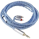 Linsoul Tripowin Zonie IEM Cable, 2m Long 16 Core Silver