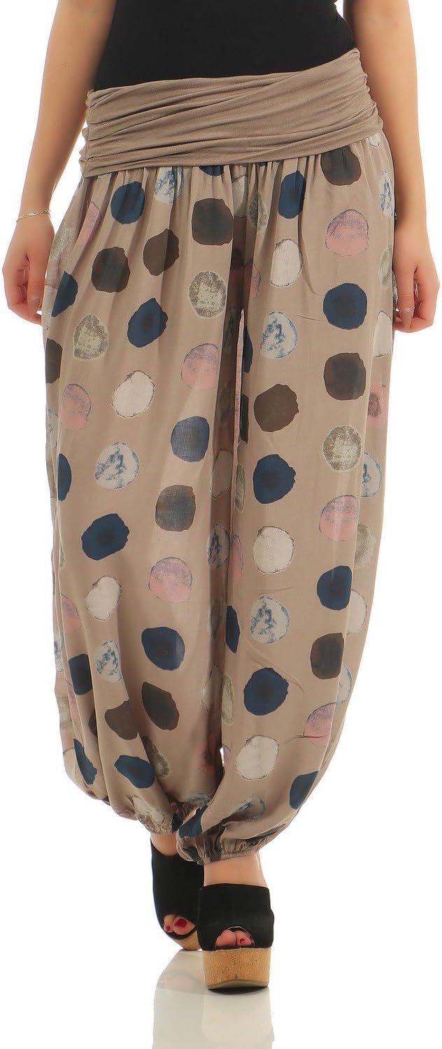 ZARMEXX Women's Harem Pants Summer Trousers Casual Harem Pants Aladdin Pants Yoga Zumba