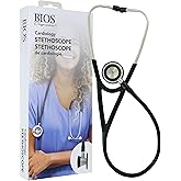 BIOS Diagnostics Cardiology Stethoscope, Doctors, Nurses, Students, Home Health, Lightweight, Clinical, First Aid