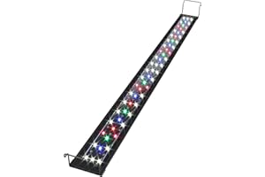 WaterRebirth Ultra-Slim Full Spectrum LED Aquarium Light with Adjustable Brackets,1250LM 30W for 36Inch to 42Inch Fish Tank Lighting Fresh Water