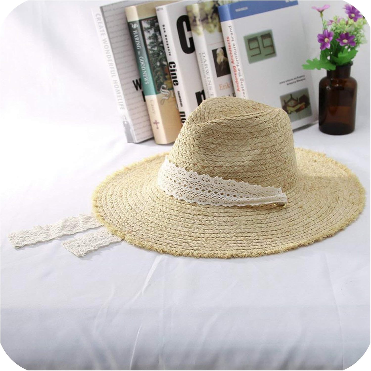 Floppy raffia sun hat Clearance