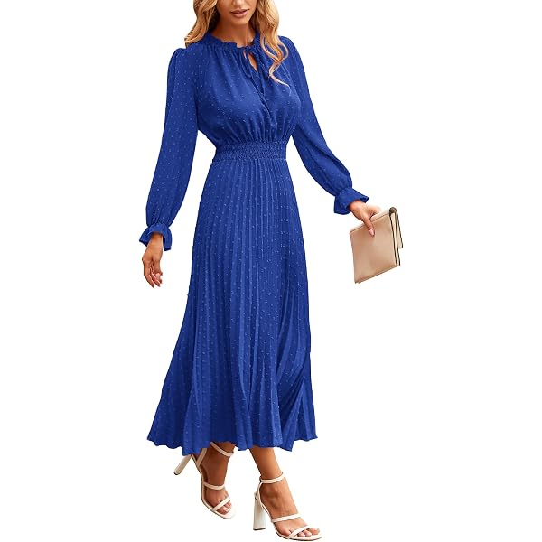 Glkaend Women Plus Size Denim Dress Casual Long Sleeves High Waist Loose  Folds Flowy Jean Dresses with Belt,Blue,XL at Amazon Women's Clothing store