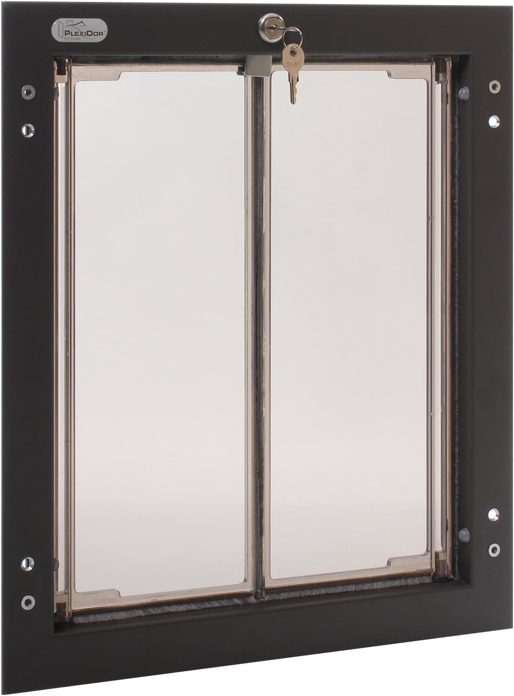 PlexiDorPerformance Pet Doors Large Bronze Door Mount