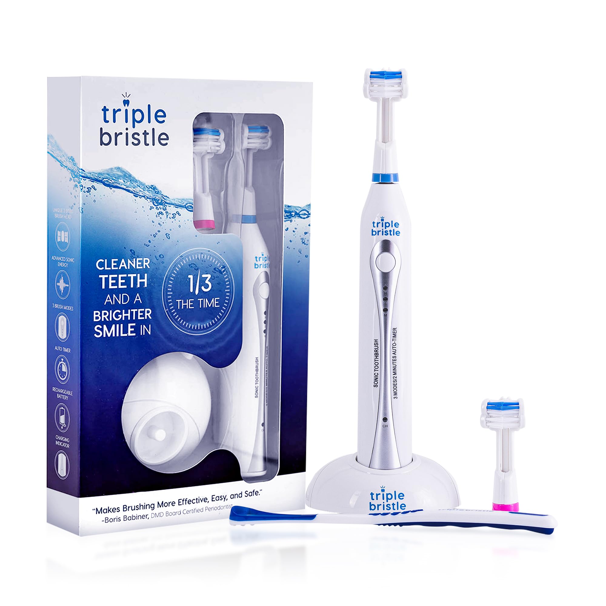 Triple Bristle Original Sonic Toothbrush