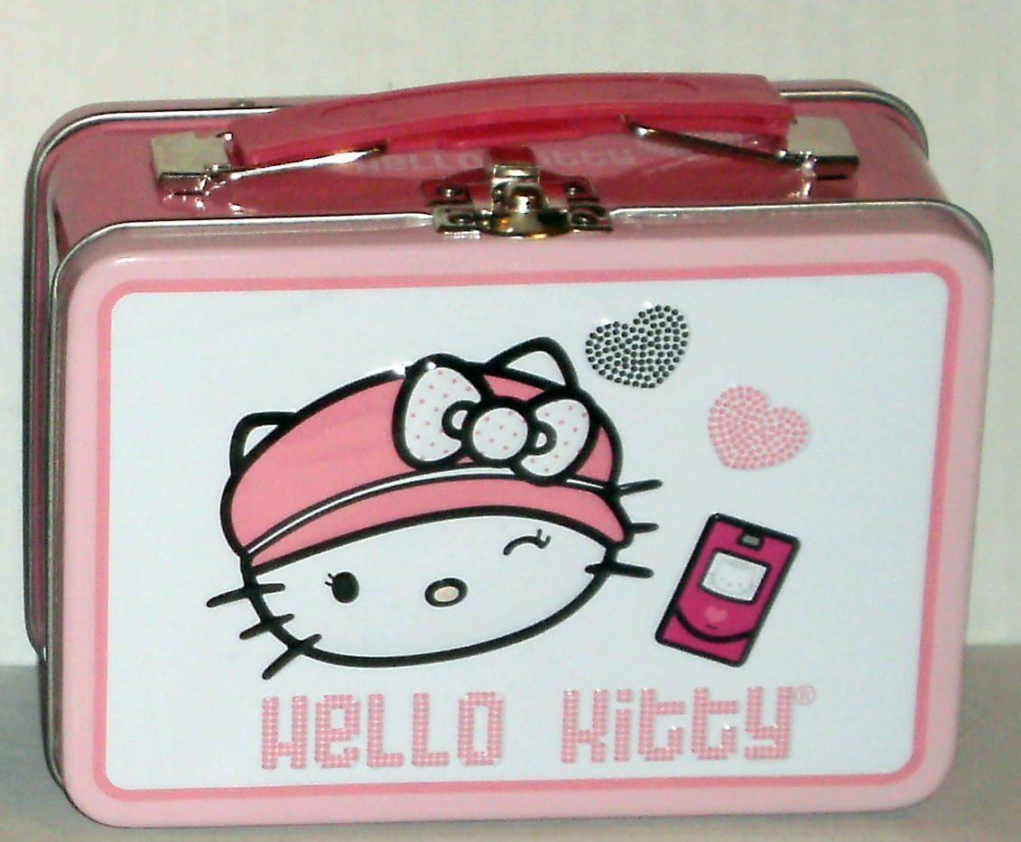 Hello Kitty Small Lunch Box Tin Childrens Lunch Boxes